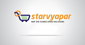 Device mark for STARVYAPAR ; SKIP THE STORES OPEN THE DOORS