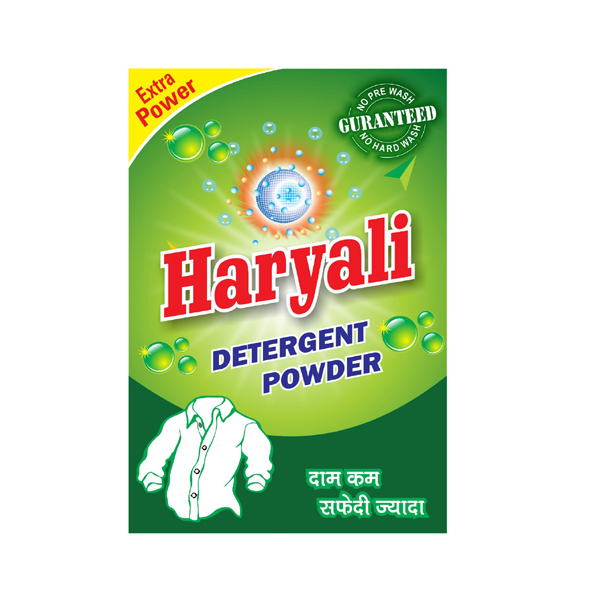 HARYALI DETERGENT POWDER WITH ARTISTIC DEVICE trademark listing